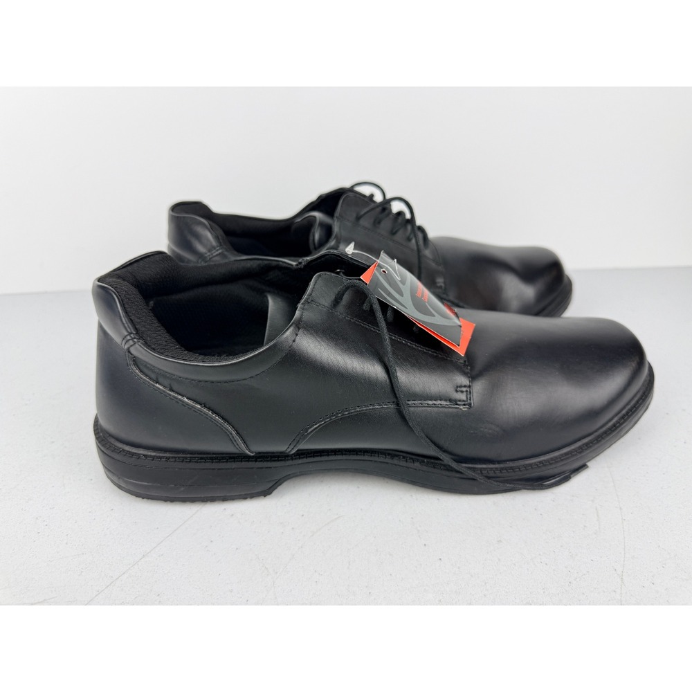 Deer Stags Crown Mens 15M Black Water Repellent Oxford Shoes NEW NWT - BY
